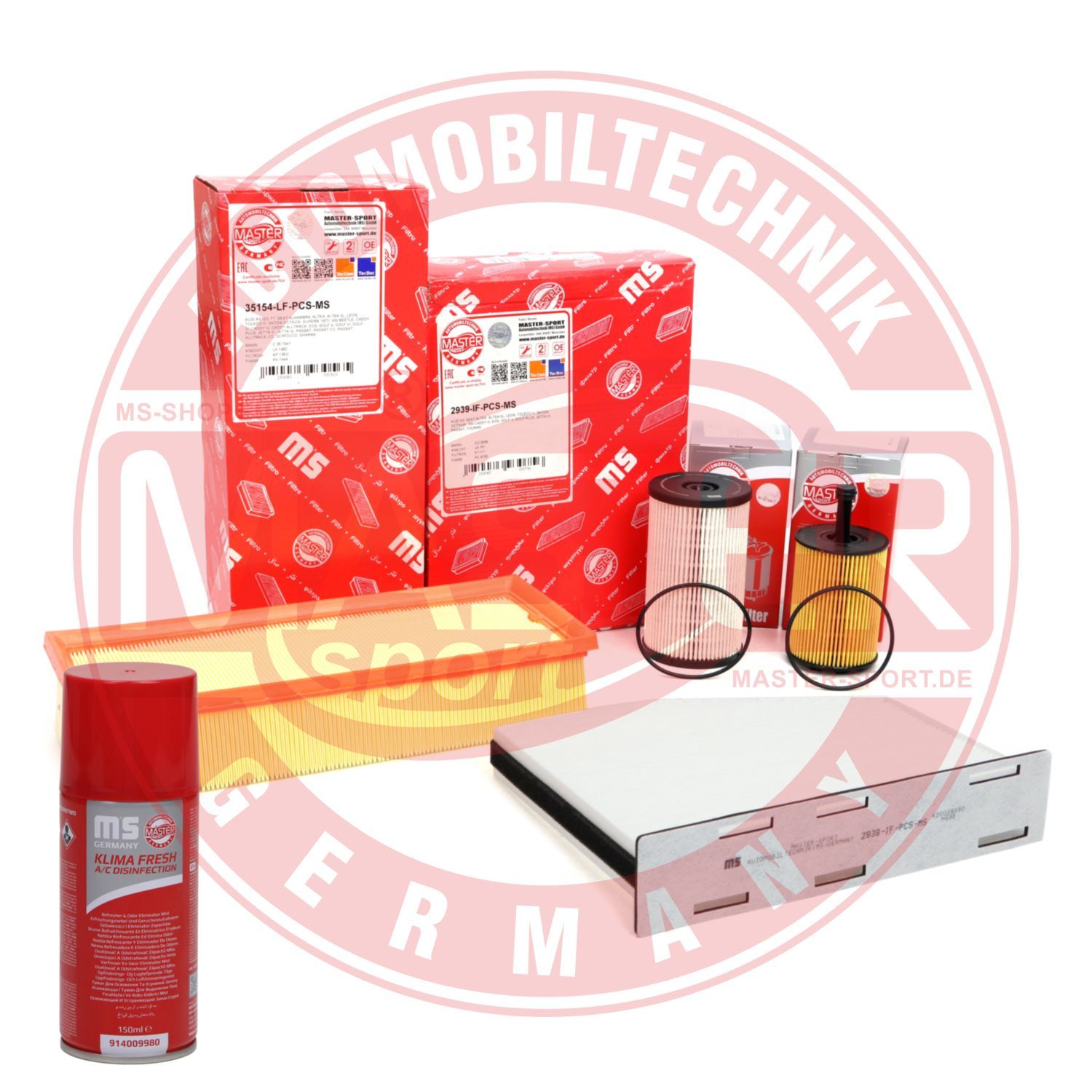 E-shop Filter - Sada MASTER-SPORT GERMANY 450001012P