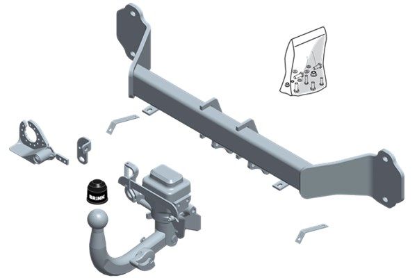 Zestaw zaczepu przyczepy BRINK 586200