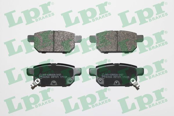 set placute frana,frana disc LPR 05P1571