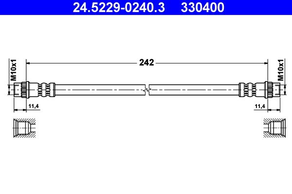 Brzdová hadice ATE 24.5229-0240.3