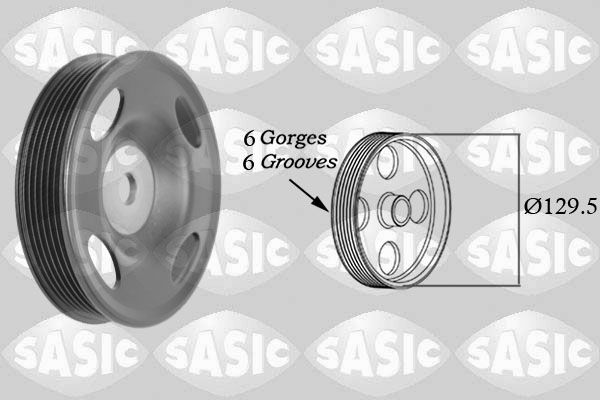 Koło pasowe, wał korbowy SASIC 2150047