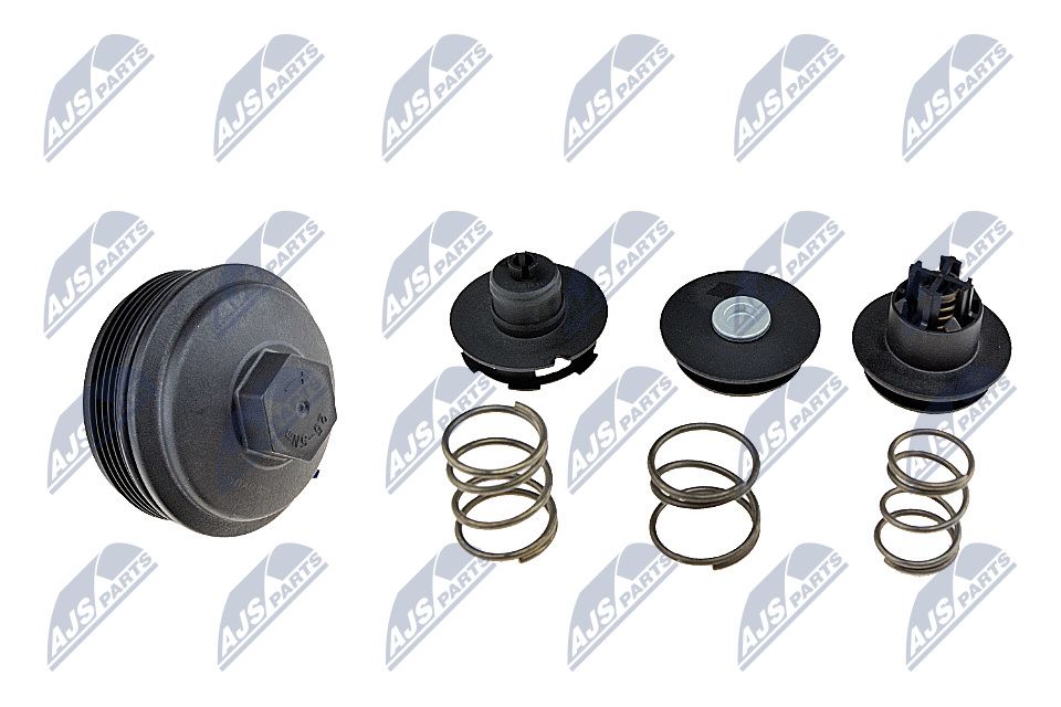 Крышка, корпус масляного фильтра