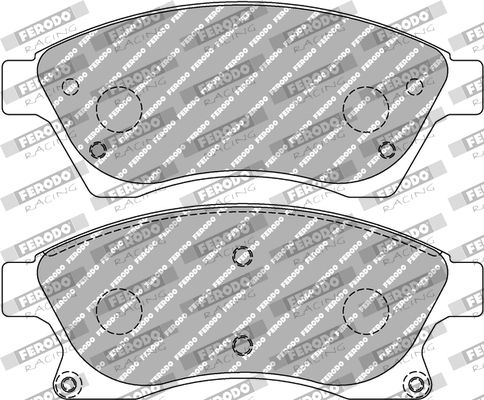 Zestaw klocków hamulcowych, hamulce tarczowe FERODO RACING FCP4262W
