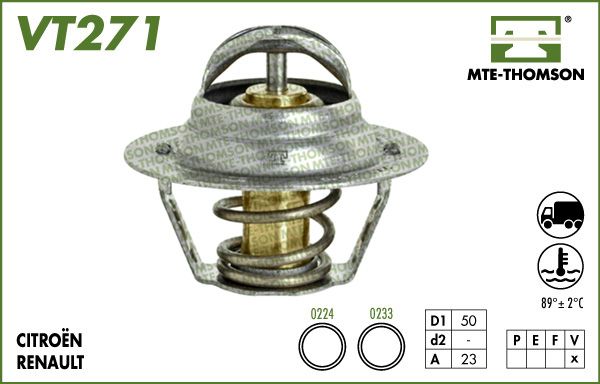 Termostat, środek chłodzący MTE-THOMSON VT271.89