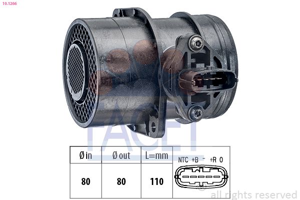 Przepływomierz masowy powietrza FACET 10.1266