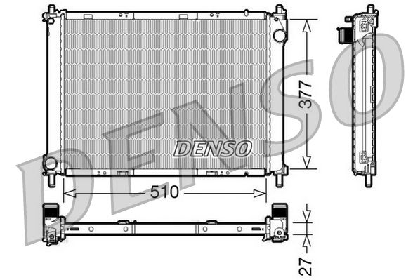 Chladič motora DENSO DRM46022