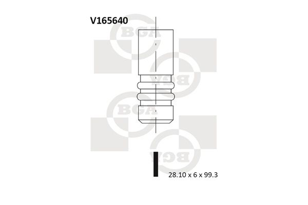 Sací ventil BGA V165640