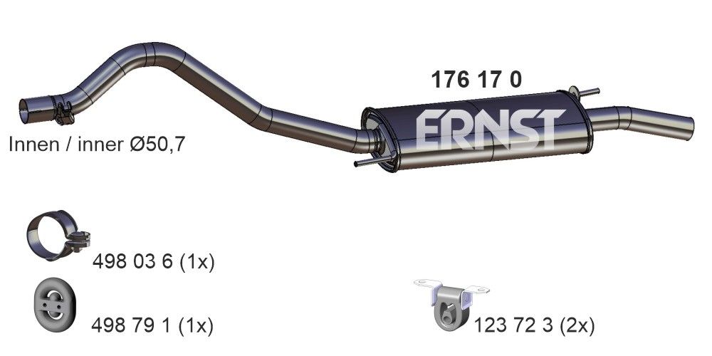 Toba esapament finala ERNST 176170