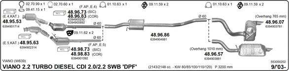Układ wydechowy IMASAF 553000202
