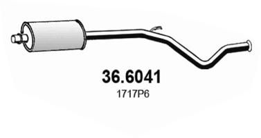 Tłumik środkowy ASSO 36.6041