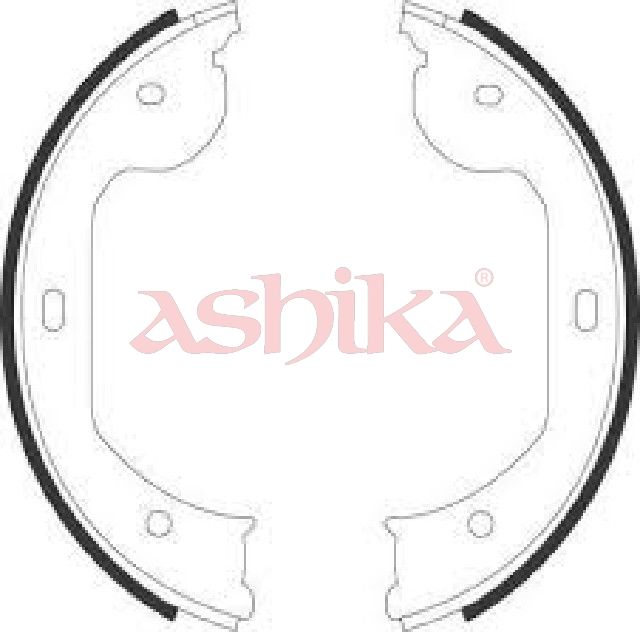 Set saboti frana ASHIKA 55-00-0104