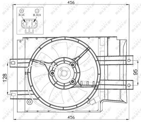 Ventilateur, refroidissement du moteur