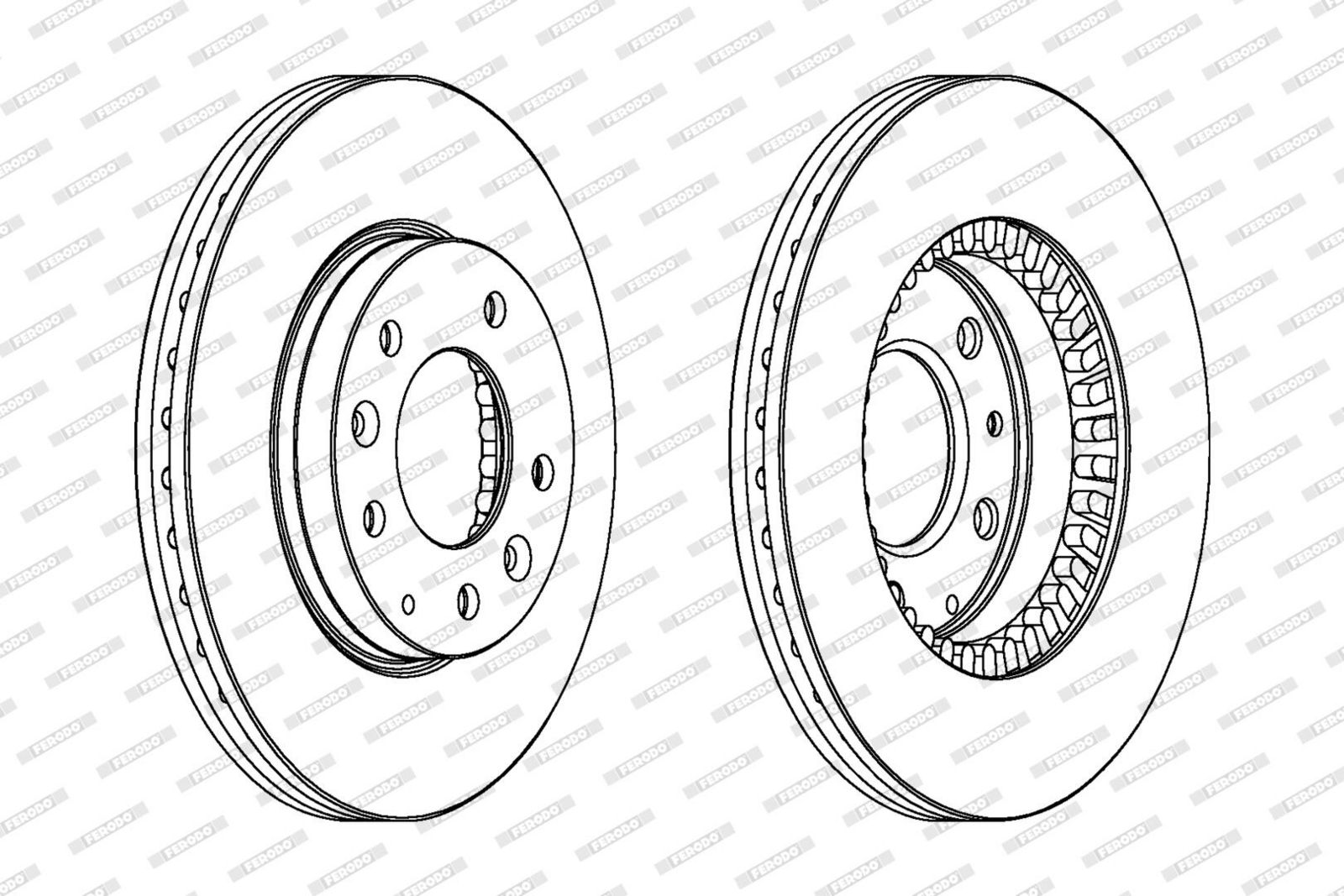 Disc frana FERODO DDF1278C