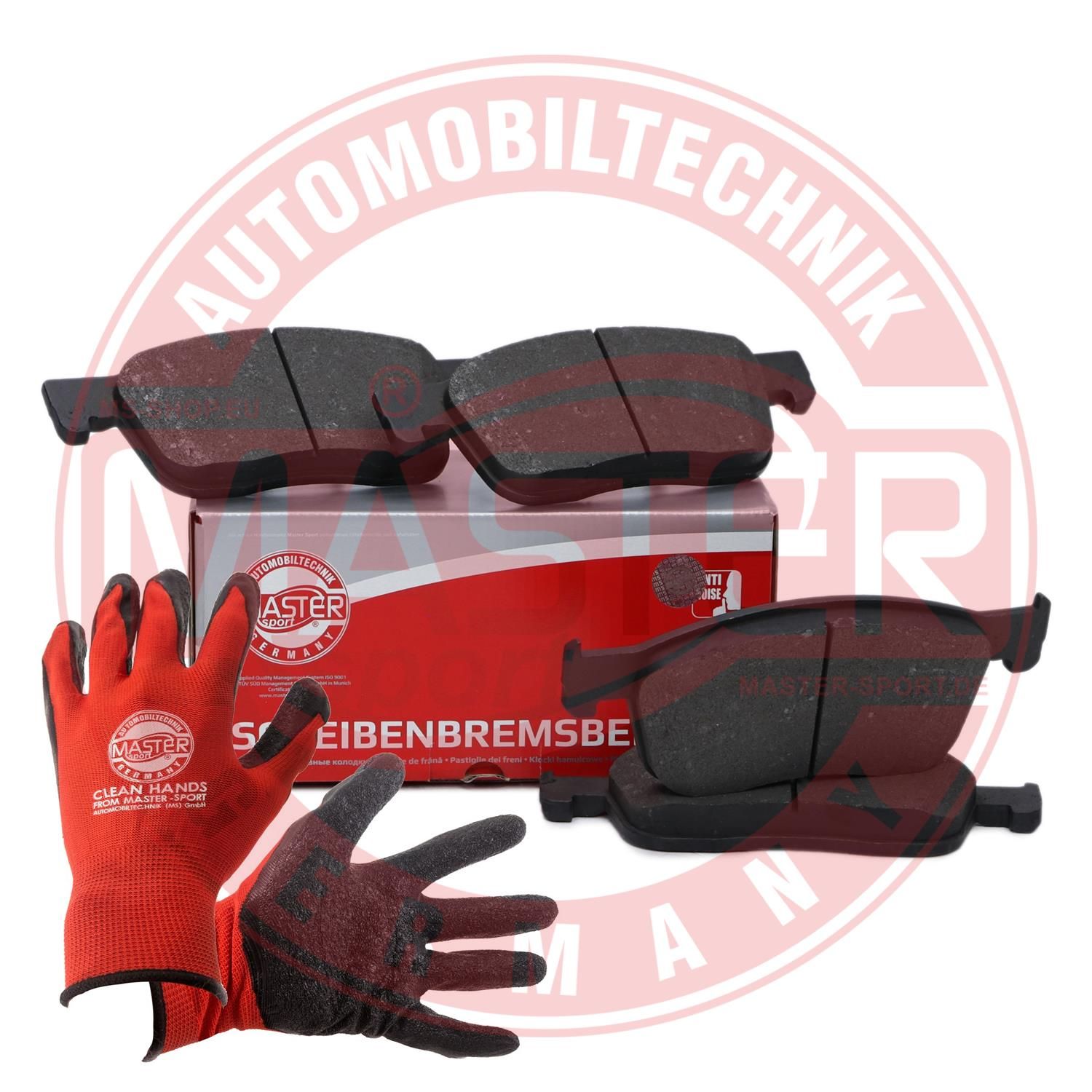 Zestaw klocków hamulcowych, hamulce tarczowe MASTER-SPORT GERMANY 13046073312N-SET-MSP