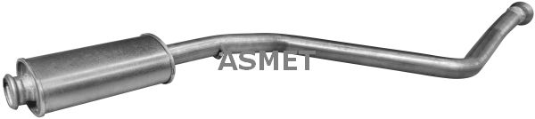 Tłumik środkowy ASMET 08.041