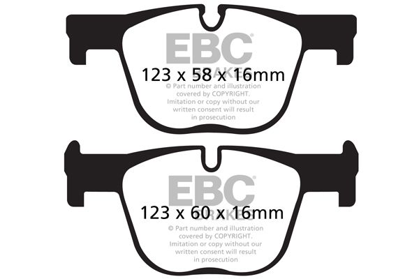 set placute frana,frana disc EBC Brakes DP42131R