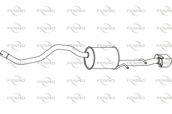 Tłumik końcowy FENNO P49045