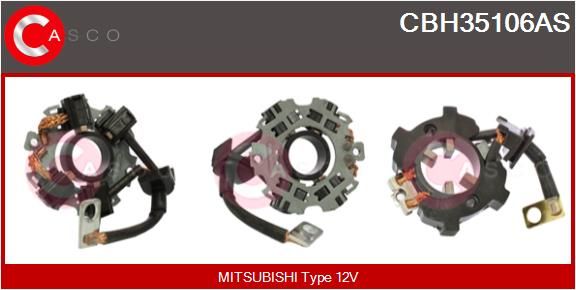 Levně Držák, uhlíkové kartáče CASCO CBH35106AS