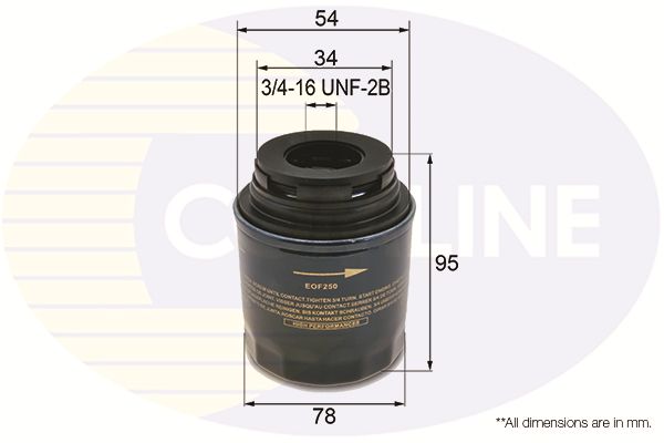 Filtr oleju COMLINE EOF250