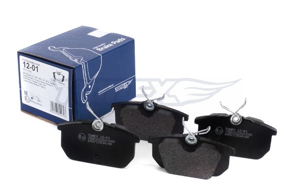 Levně Sada brzdových destiček, kotoučová brzda TOMEX Brakes 12-01