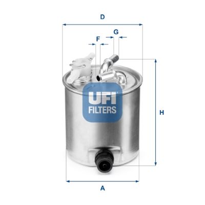 Filtr paliwa UFI 55.392.00