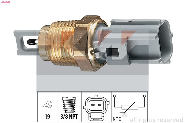 Czujnik, temperatura powietrza dolotowego KW 494 004