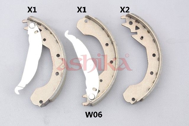 Set saboti frana ASHIKA 55-0W-W06