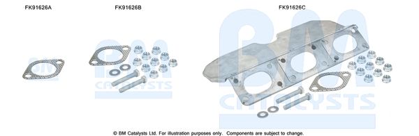 Zestaw montażowy, katalizator BM CATALYSTS FK91626