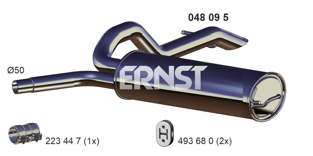 Tłumik końcowy ERNST 048095