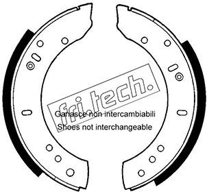 Zestaw szczęk hamulcowych FRI.TECH. 1092.302