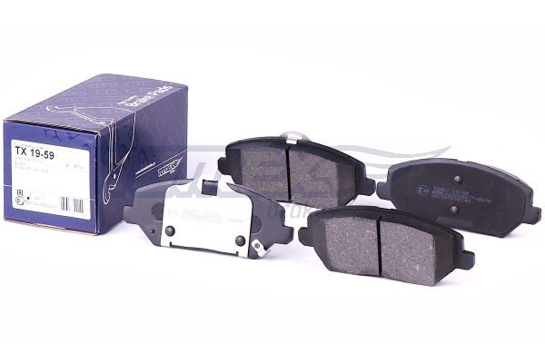 Levně Sada brzdových destiček, kotoučová brzda TOMEX Brakes 19-59