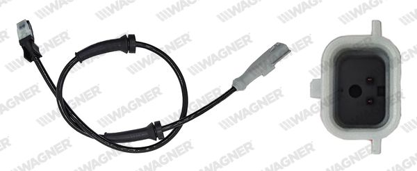 Czujnik, prędkość obrotowa koła WAGNER ABS00090