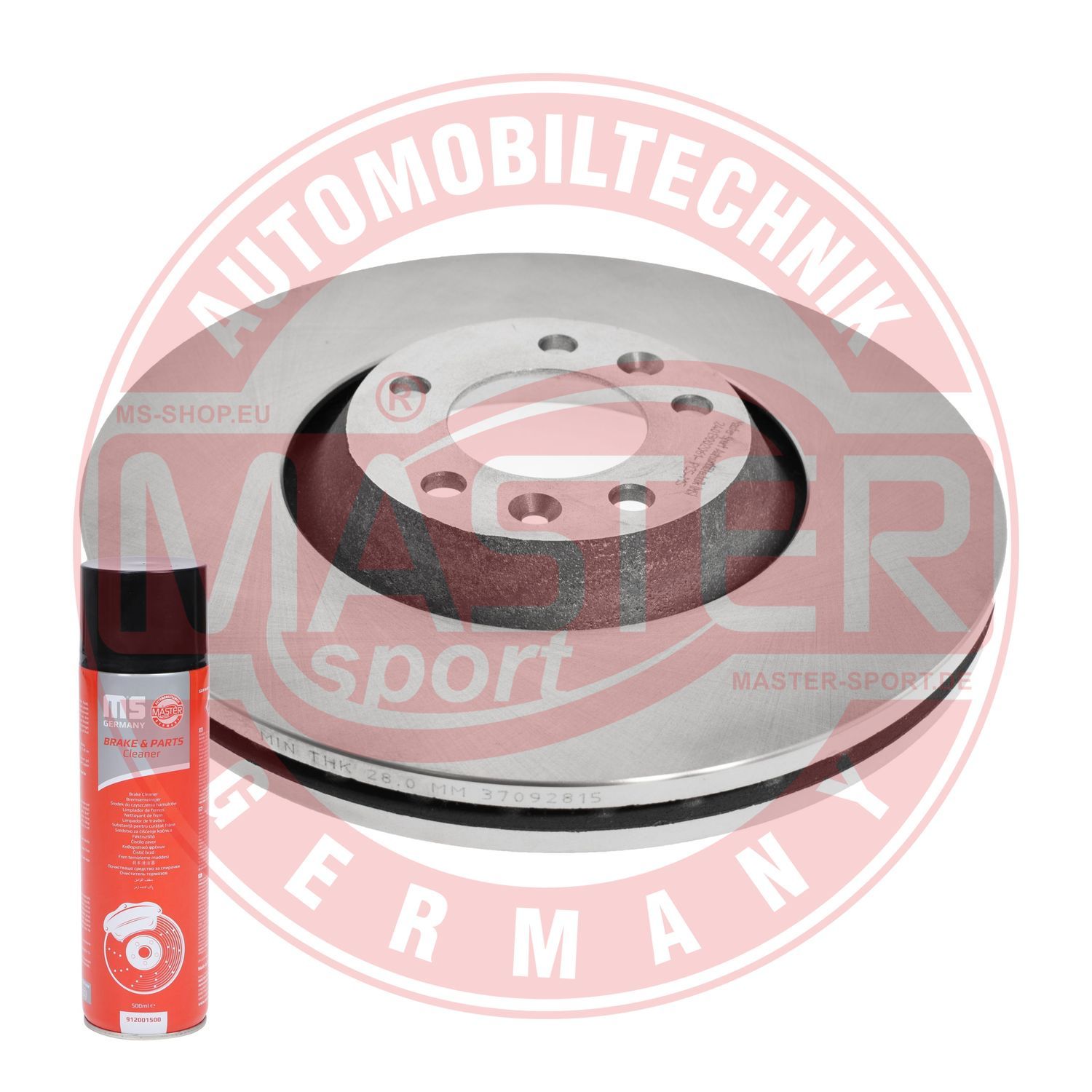 Tarcza hamulcowa MASTER-SPORT GERMANY 24013002061-PCS-MSP