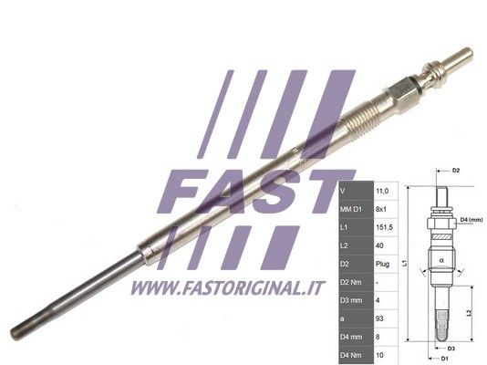 Świeca żarowa FAST FT82706