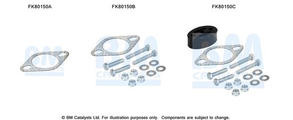 Zestaw montażowy, katalizator BM CATALYSTS FK80150