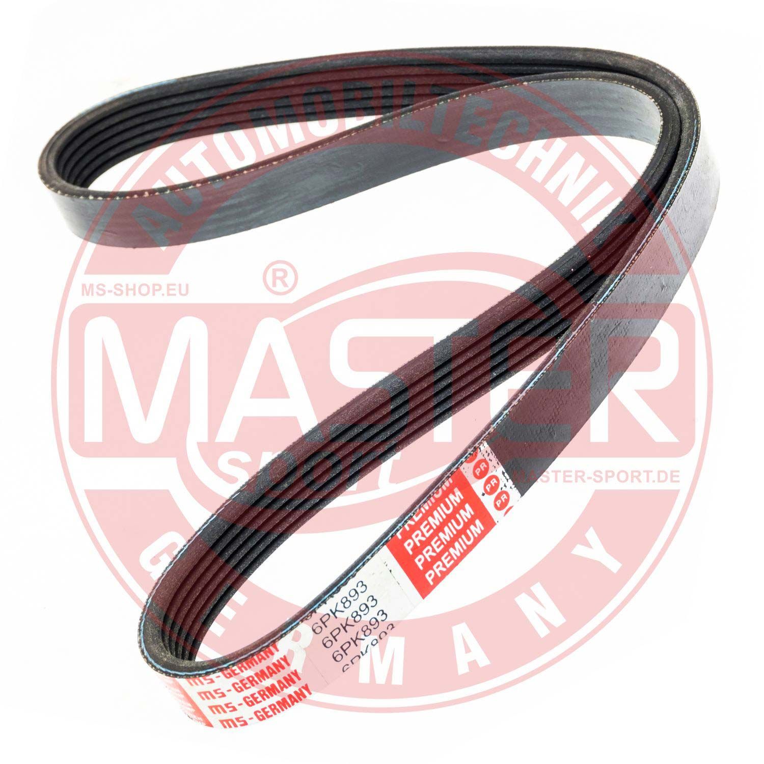 Pasek klinowy wielorowkowy MASTER-SPORT GERMANY 6PK893-PCS-MS