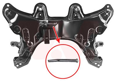 Rama sustinere/Suport agregate VAN WEZEL 1608690