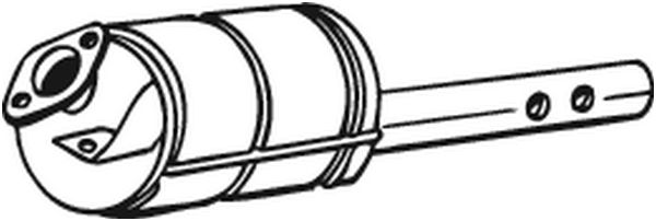 Filtr sadzy / filtr cząstek stałych, układ wydechowy KLOKKERHOLM 095-220