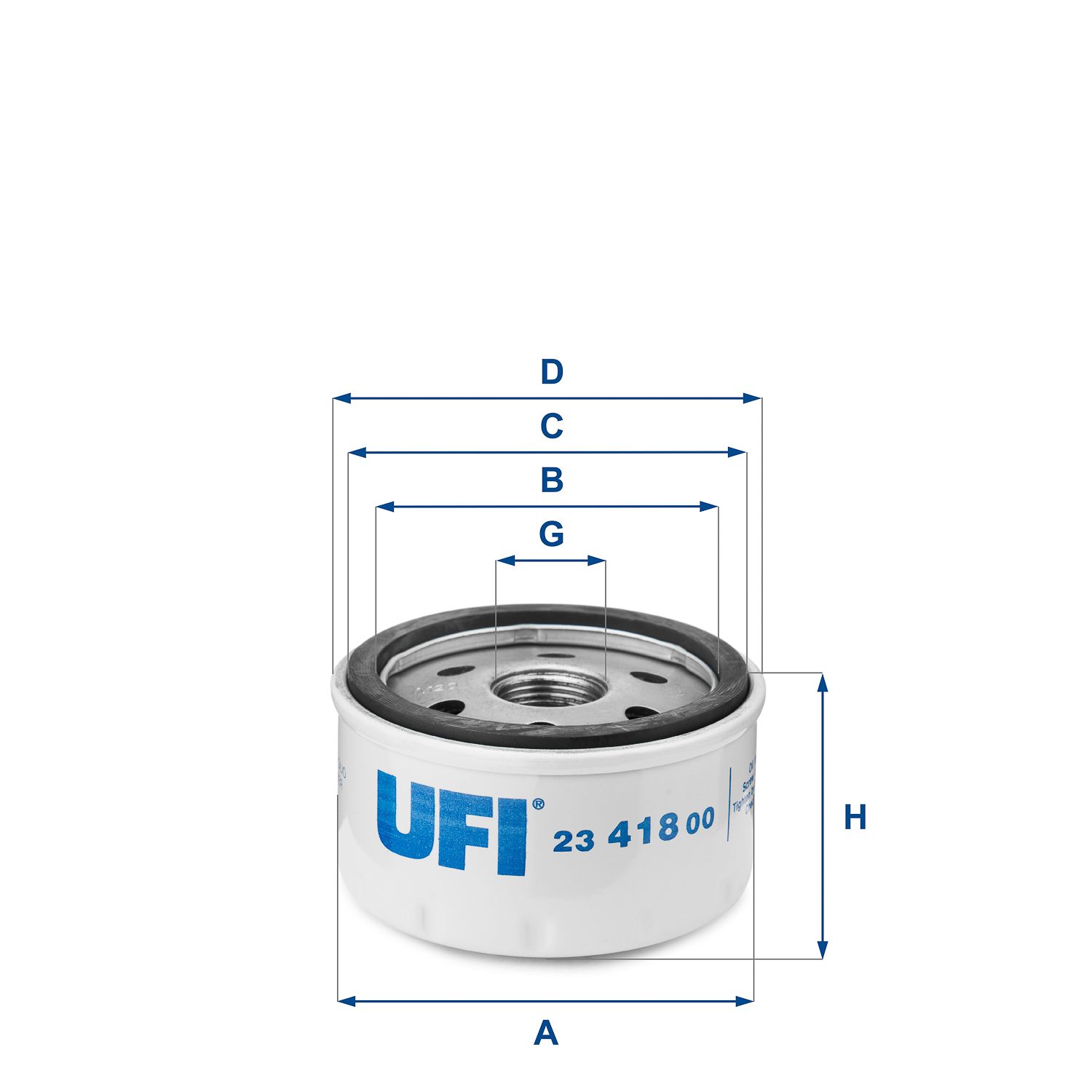 Olejový filtr UFI 23.418.00