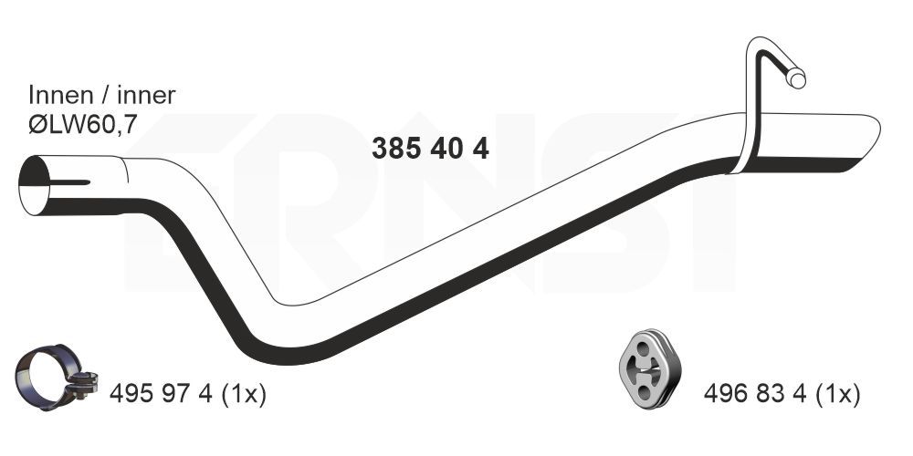Racord evacuare ERNST 385404