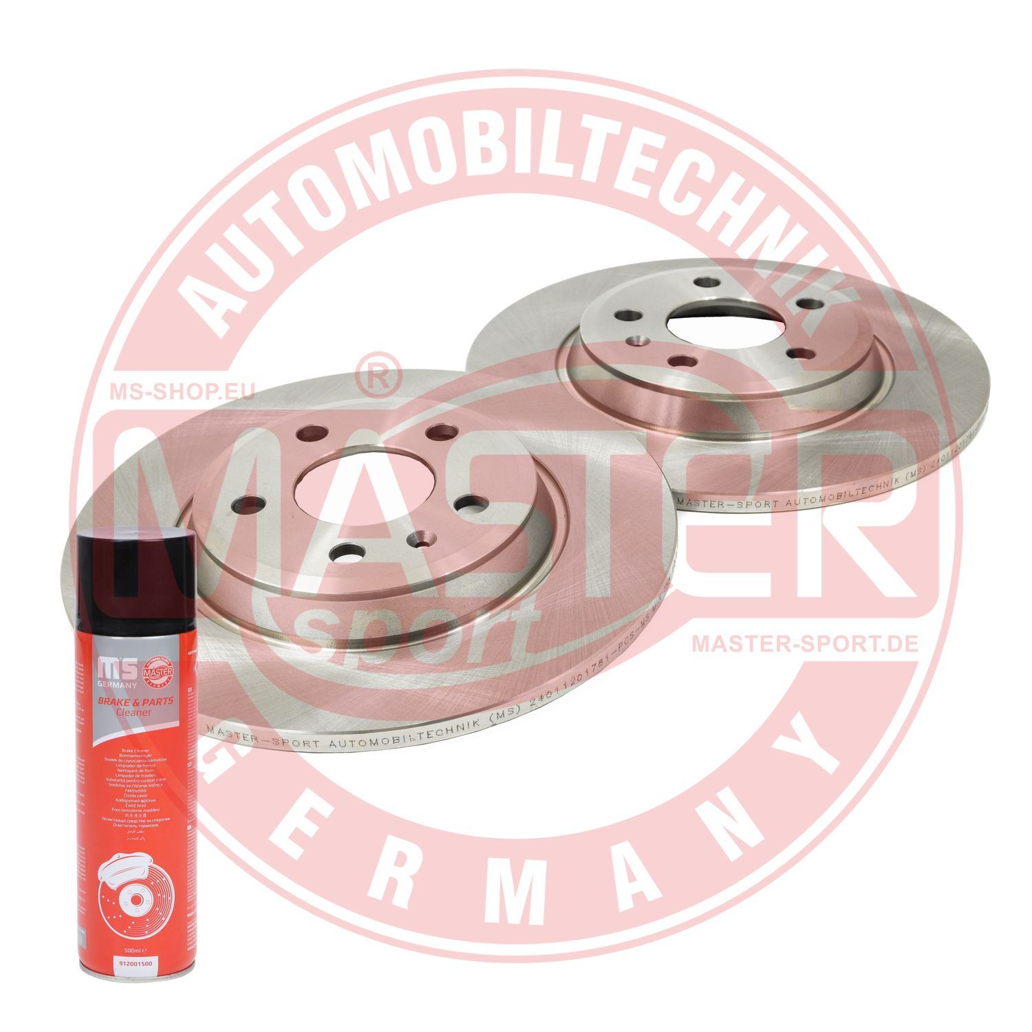Tarcza hamulcowa MASTER-SPORT GERMANY 24011201781-SET-MSP