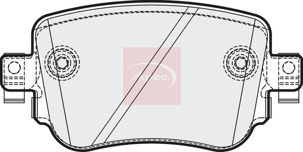 Apec - Rear Brake Pad Set