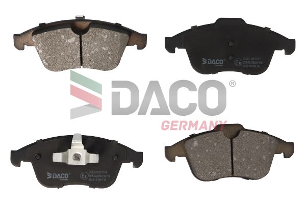 Zestaw klocków hamulcowych, hamulce tarczowe DACO GERMANY 323033