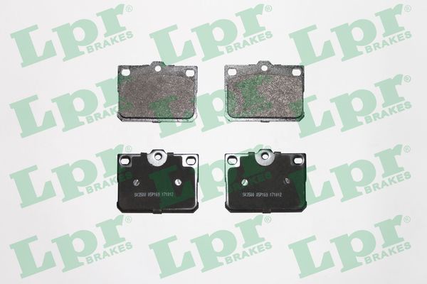 Zestaw klocków hamulcowych, hamulce tarczowe LPR 05P169