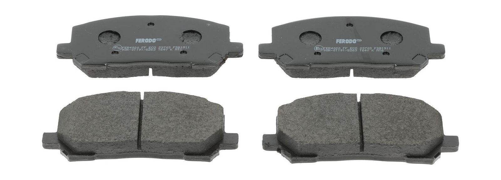 set placute frana,frana disc FERODO PREMIER ECO FRICTION FDB1911