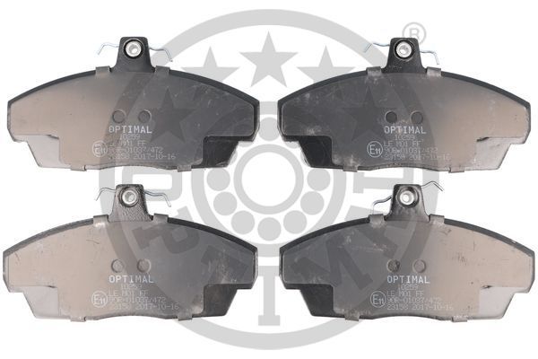Zestaw klocków hamulcowych, hamulce tarczowe OPTIMAL BP-10259