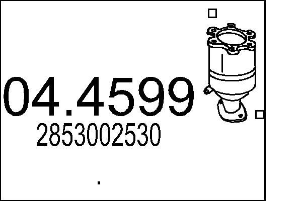 Katalizator MTS 2853002530