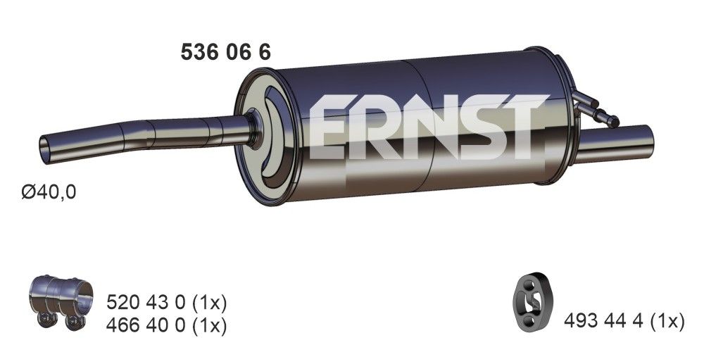 Toba esapament finala ERNST 536066