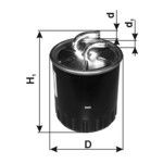 Filtr paliwa PZL FILTERS PD626
