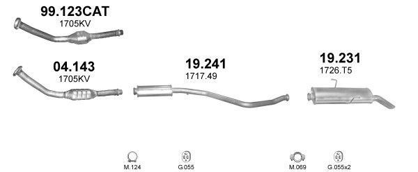 Układ wydechowy POLMO POLMO01390